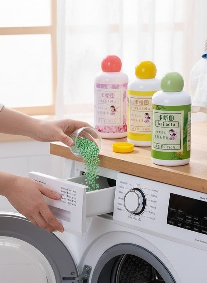 Granular fabric softener for washing machines – long-lasting, powerful fragrance and amazing softness with every wash – 220g, assorted scents and colors - Image 2